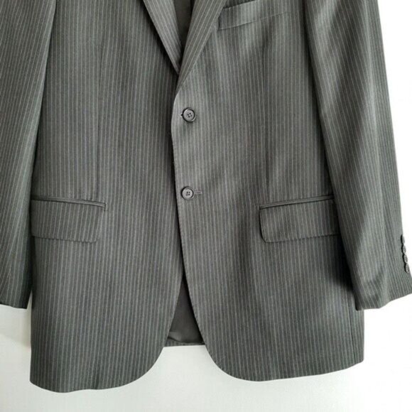 PRONTO UOMO Italy 100% Wool Blazer Jacket Super 130'S Men's Sz 40 R - Picture 4 of 15